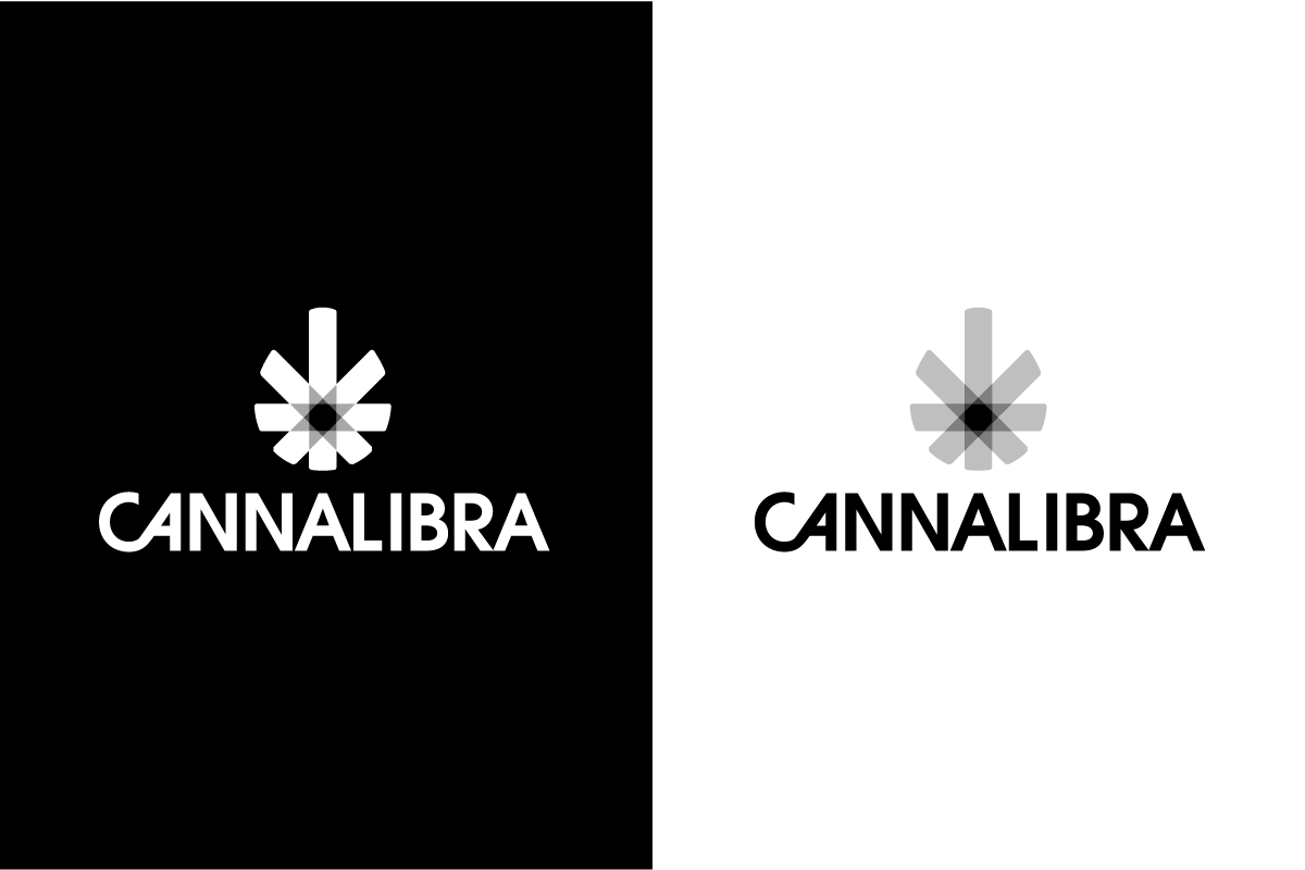 Black and White Logo versions for Cannalibra